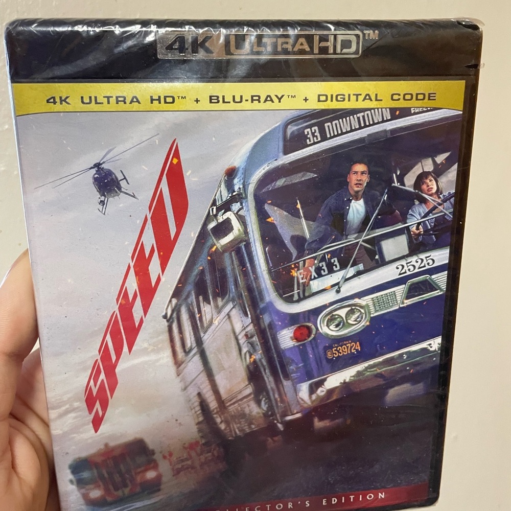Speed [New 4K UHD Blu-ray] With Blu-Ray, 4K Mastering, Collector's Ed, Digital